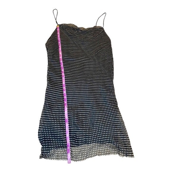 Urban Outfitters Rosalia Chiffon Dress, Polka Dot, Black &‎ White, Size Medium - Picture 11 of 16